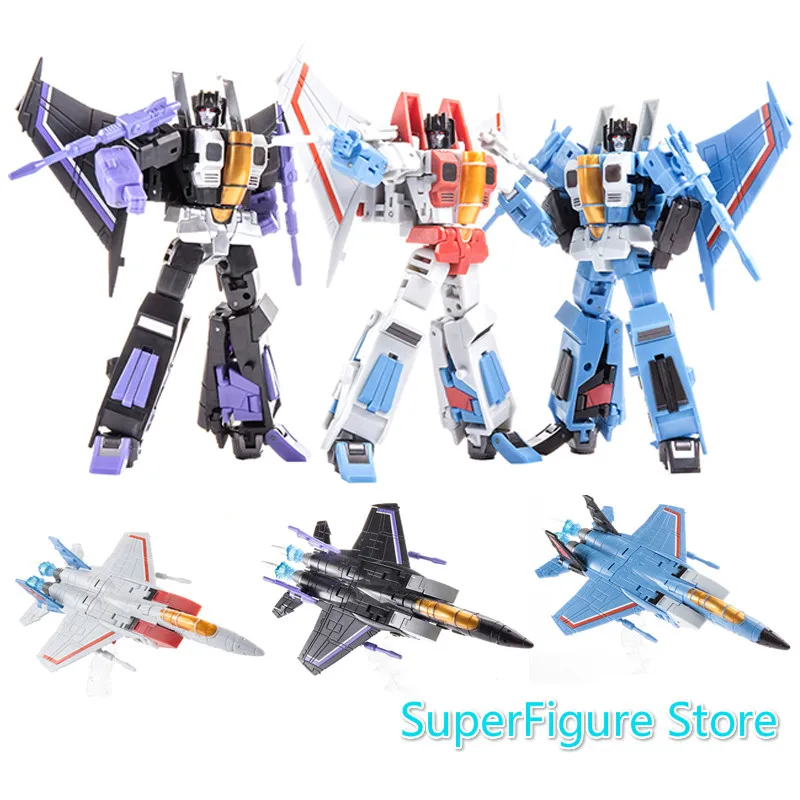 Трансформер Jinbao DF 06 G1 экшн фигурка игрушка starcry Skywarp Thundercracker модель KO MFT F01