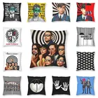 Наволочка для подушки с принтом Академия зонтиков, 40x40 см