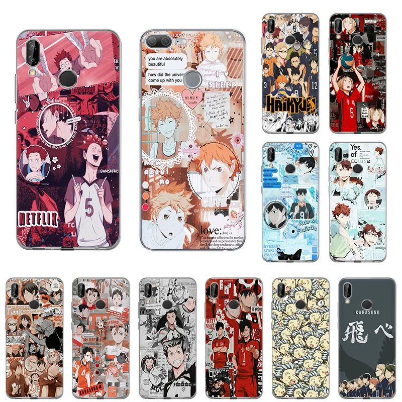 

Anime Haikyuu Volleyball Soft TPU Phone Case for Huawei Honor 30 9A 9C 20 8X 9X Lite 9S 8S Y5P Y6P Y8P Y7A Y5P P-Smart z Cover