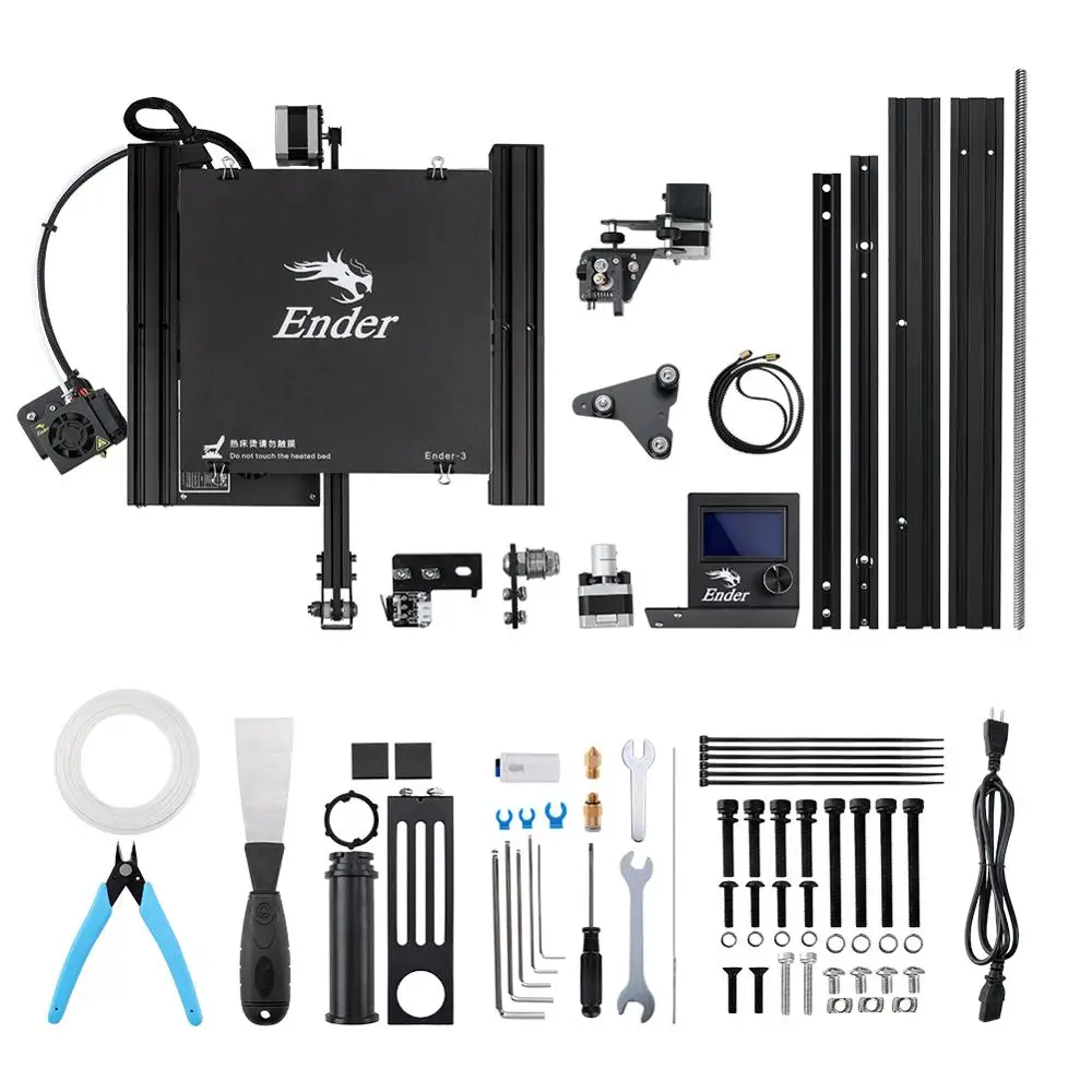 CREALITY Ender-3/Ender-3X 3D DIY Kit принтер с открытым исходным кодом печатный 3D-принтер |
