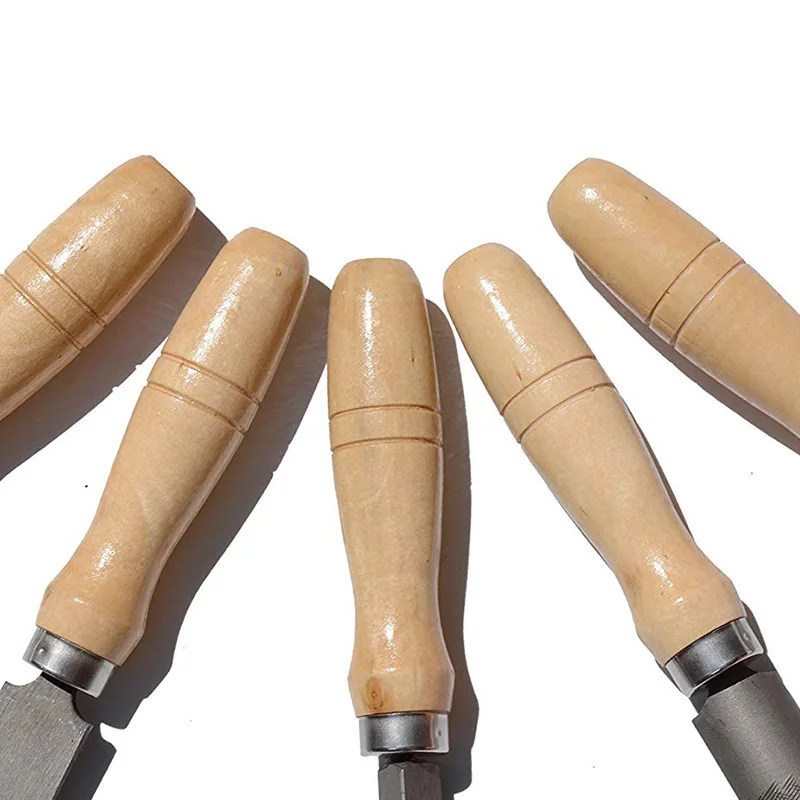 Набор файлов из высокоуглеродистой стали с деревянными ручками Rasp файл для