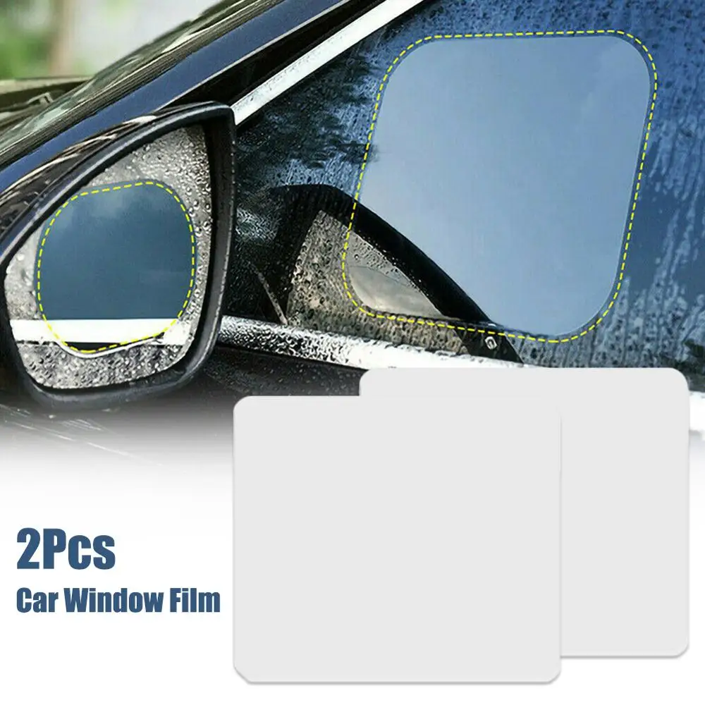 

2 шт., антибликовые наклейки на боковое стекло автомобиля, 20 х17,5 см