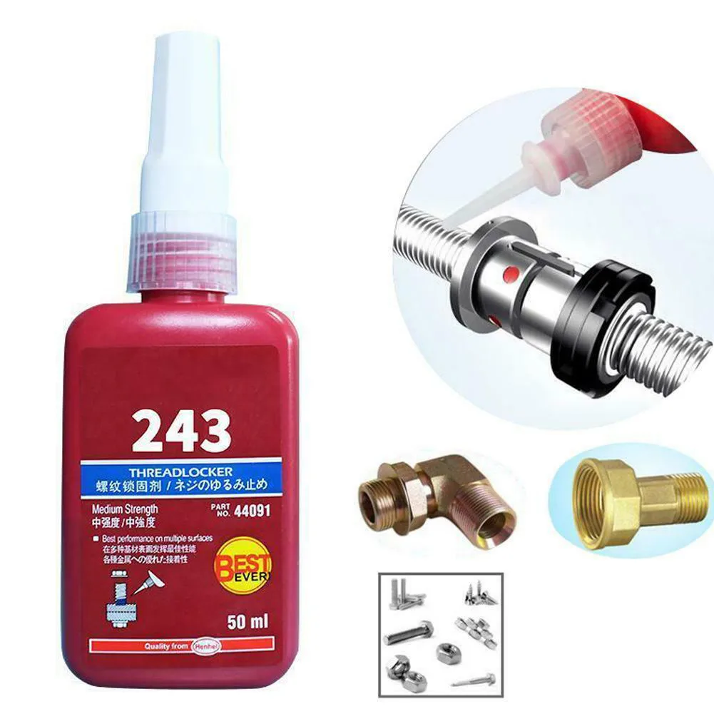 

Thread Locking Agent 243 Glue Anaerobic Glue Medium Strength Replacement