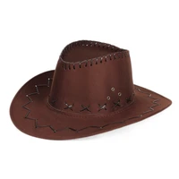 wholesale cheap wide brim women and men breathable cap spring summer sunshade cowboy hats