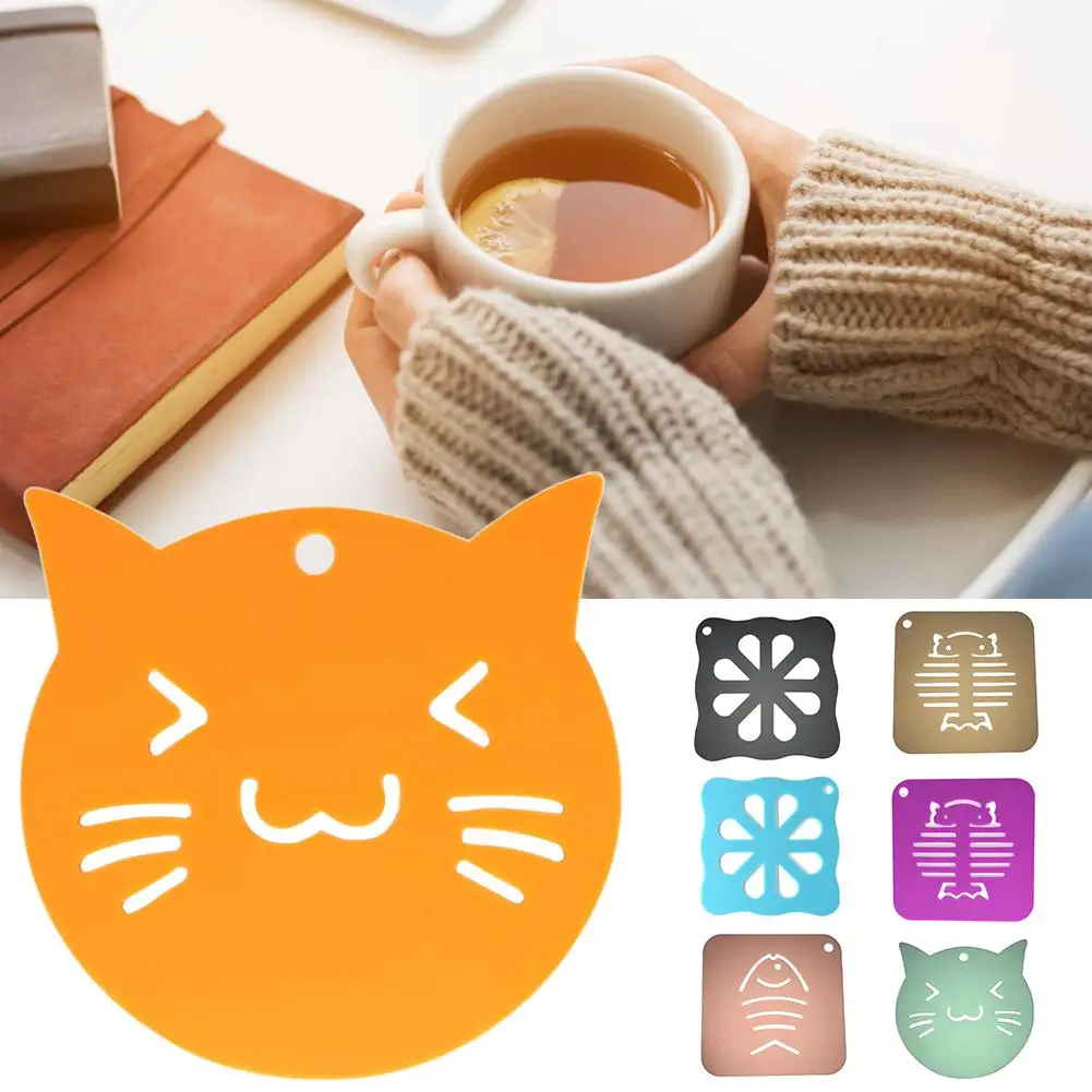 Нескользящий Силиконовый изоляционный коврик мультяшный Горшок стол для еды