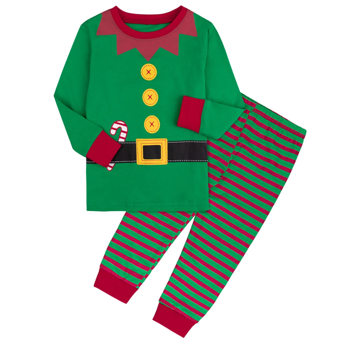 Зимняя Рождественская Пижама для маленьких мальчиков и девочек детская одежда