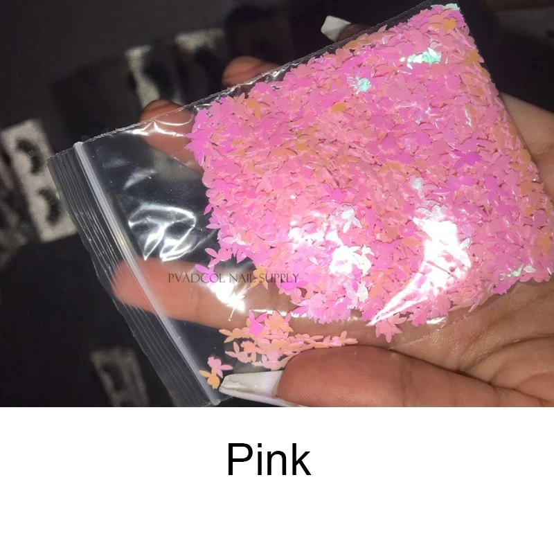 Голографический 3D блеск для ногтей с головой кролика 20 г | Красота и здоровье