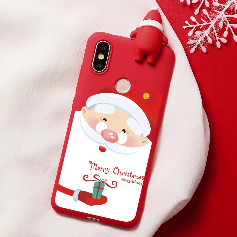 Рождество чехол с принтом "Санта Клаус" для Xiaomi mi 9 Honor 8 Lite SE A3 CC9 CC9e A1 A2 Lite для Red mi Примечание 7 5 6 iPad Pro S2 фотоаппаратов моментальной печати 7S Happy год олень