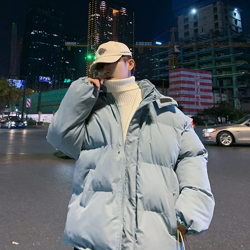 

Теплая мужская ветровка, новинка 2022, демисезонные парки с капюшоном, Мужская модная повседневная Высококачественная куртка, пальто для мужчин