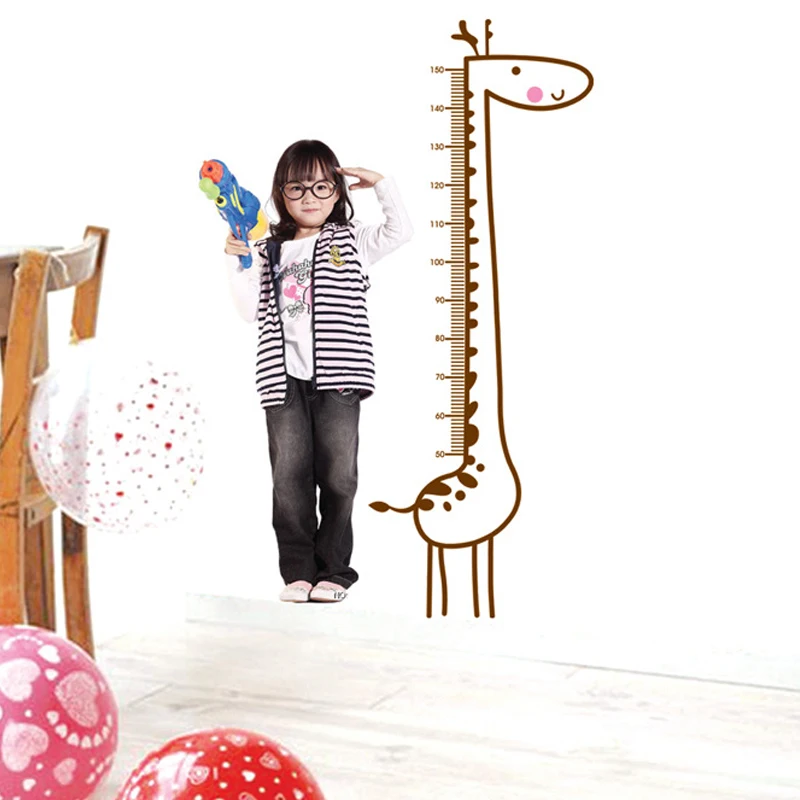 Жираф животное стикер для стены мультфильм детская комната спальня наклейка