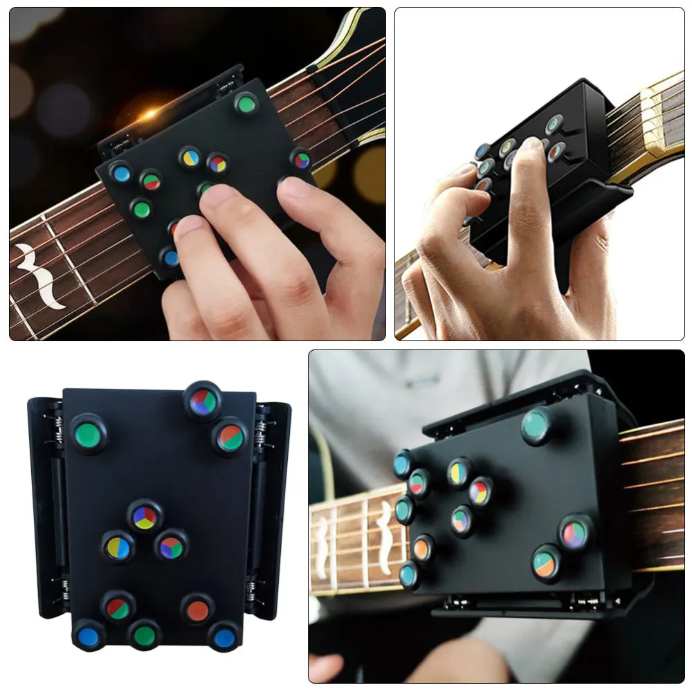 

1 Pc Guitar Chord Practice Tool Portable Chord Finger Exerciser Guitar Accessory