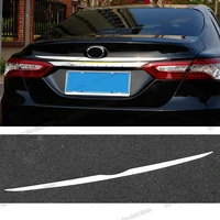 car taildoor trunk gate strip trims for toyota camry 2019 2020 2018 70 v70 xv70 trd accessories sport edition rear 2021 2022 se
