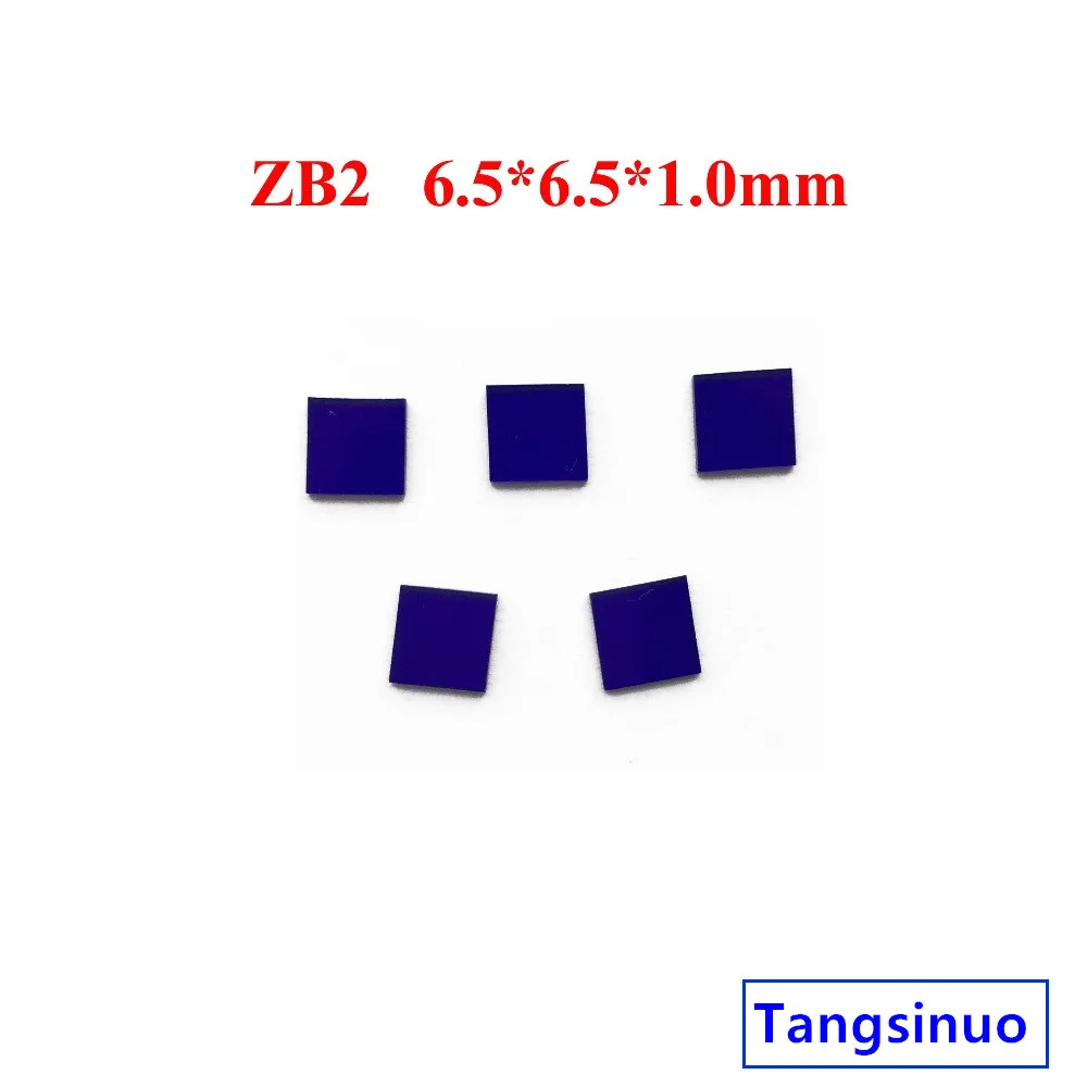 

Multiple Size 5pcs 380nm UV IR Pass Filter ZB2 BG3 Dual Bandpass Violet GLass