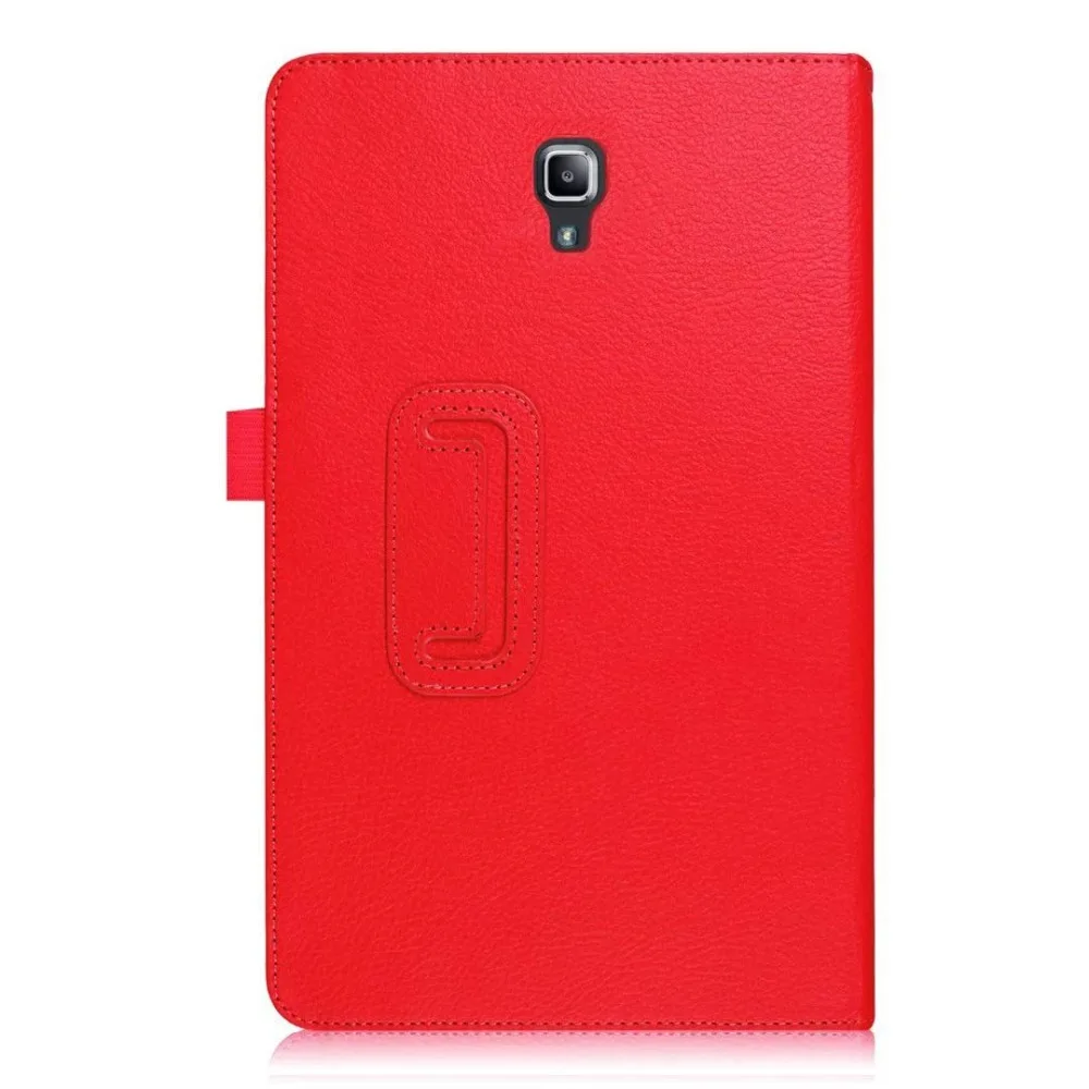 Ультратонкий чехол из искусственной кожи для samsung galaxy Tab A 10,5 SM-T590 T595 T597 чехол для планшета samsung galaxy Tab A 10,5 чехол - Цвет: 2 Folded-Red