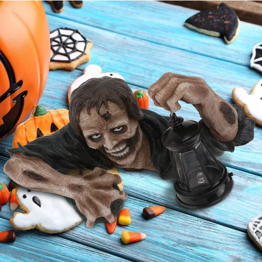 

1Pc Zombie Adornment Decorative Landscape Zombie with Night Light