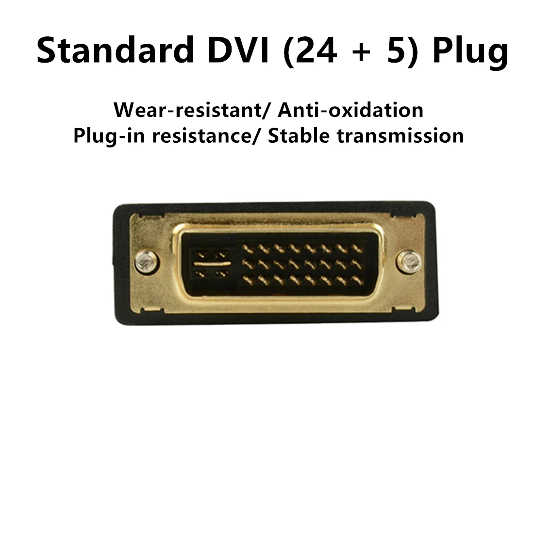 Конвертер DVI HDMI совместимый с Male 24 + 5 к Женский адаптер I двухканальный Интерфейс