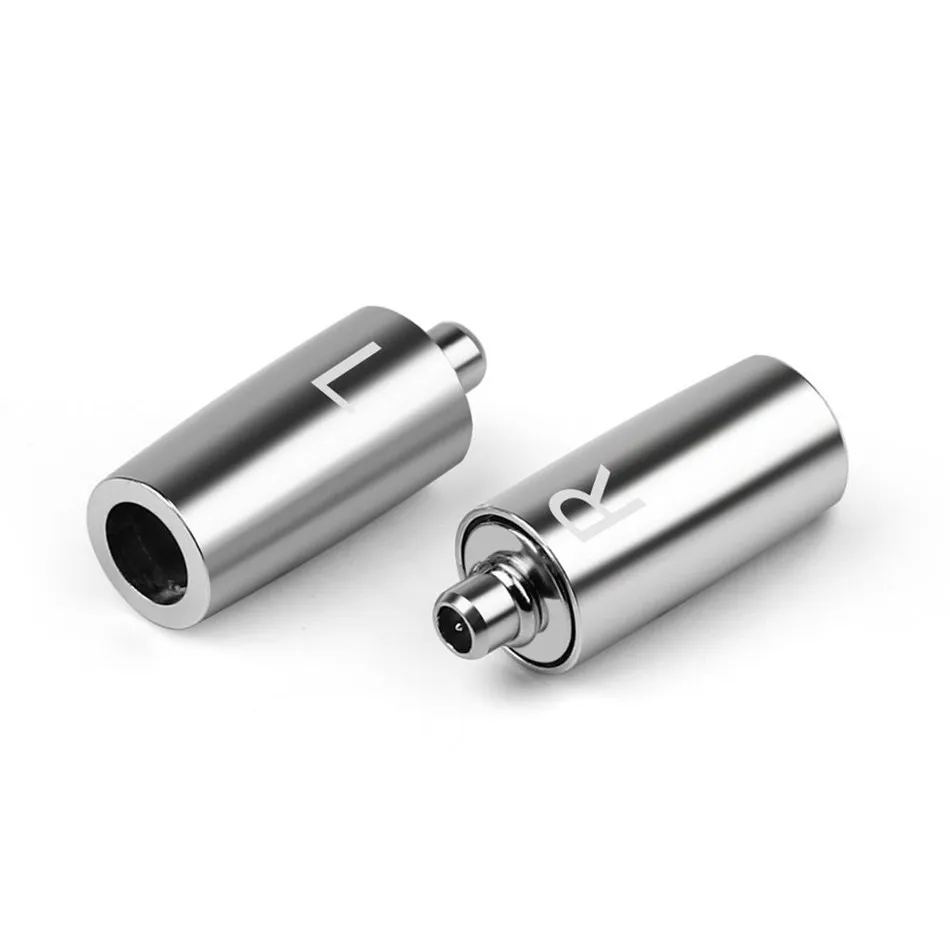 

Earphone Pin Plug For MMCX SE846 SE535 A2 HiFi Headphone Audio Jack Aluminum alloy Shell Adapter Wire Connector Rhodium Plated