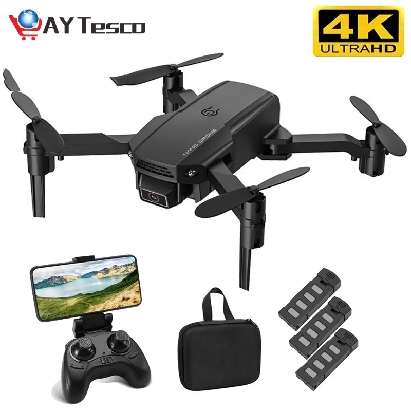 

2021 NEW Mini KF611 Drone 4K HD Wide Angle Camera WiFi Fpv Drones Foldable Quadcopter Height Keep Profession Dron RC Helicopter