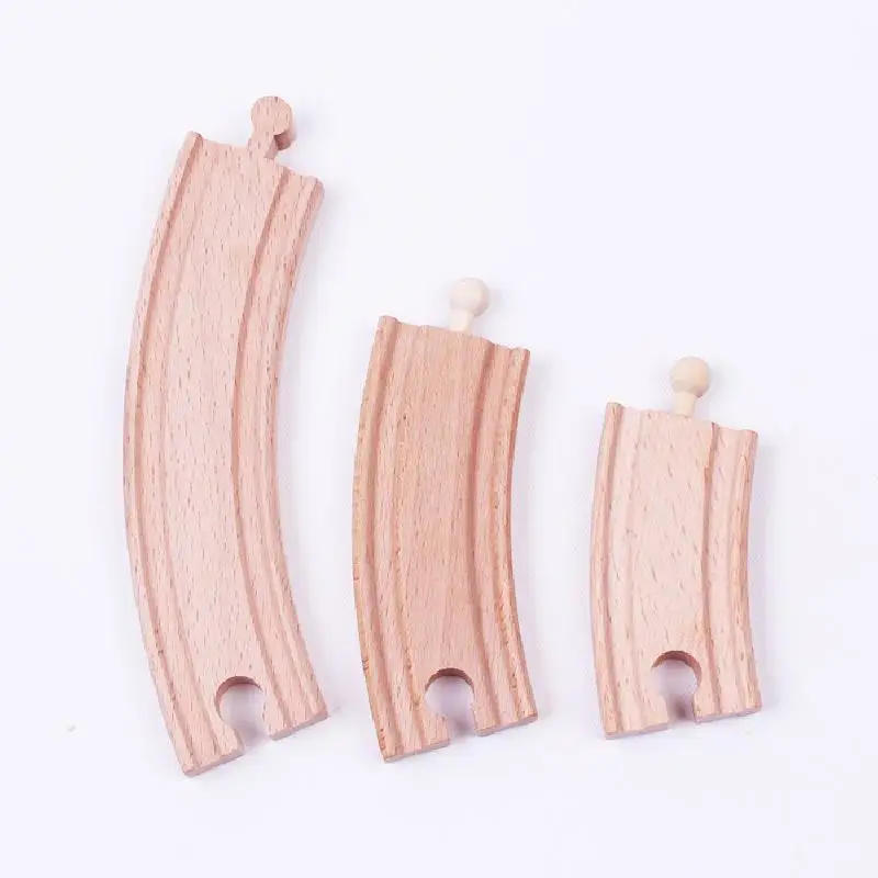 Деревянный трек для поезда аксессуары многофункциональная головоломка детские