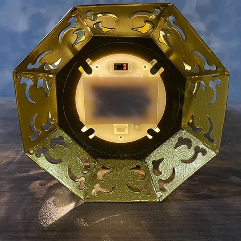 

Eid Mubarak Decoration Metal Ramadan LED Light Lamp Hanging Lantern Islam Muslim