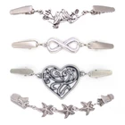 Винтажная бронзовая брошь для платья с металлической застежкой, ювелирные броши в форме птицы, броши в стиле ретро для свитера, кардигана