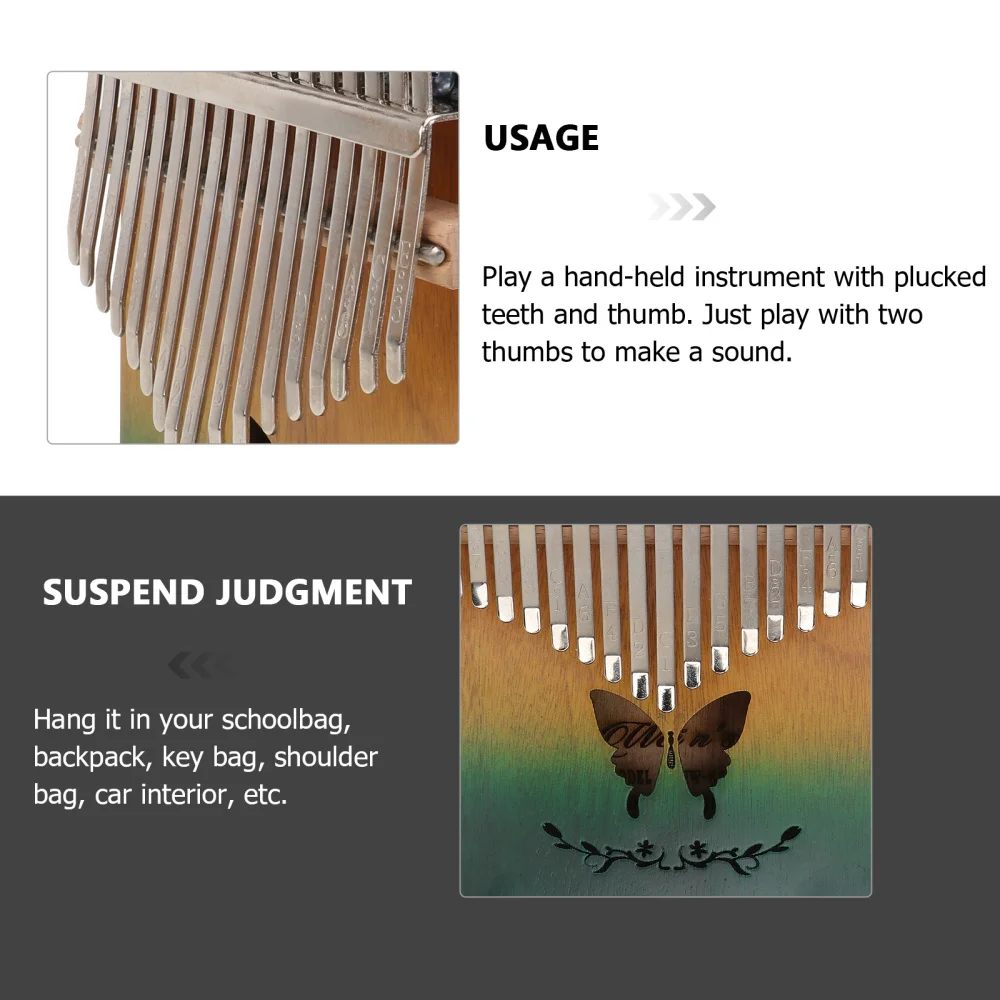 17-клавишное Пальчиковое пианино портативное |