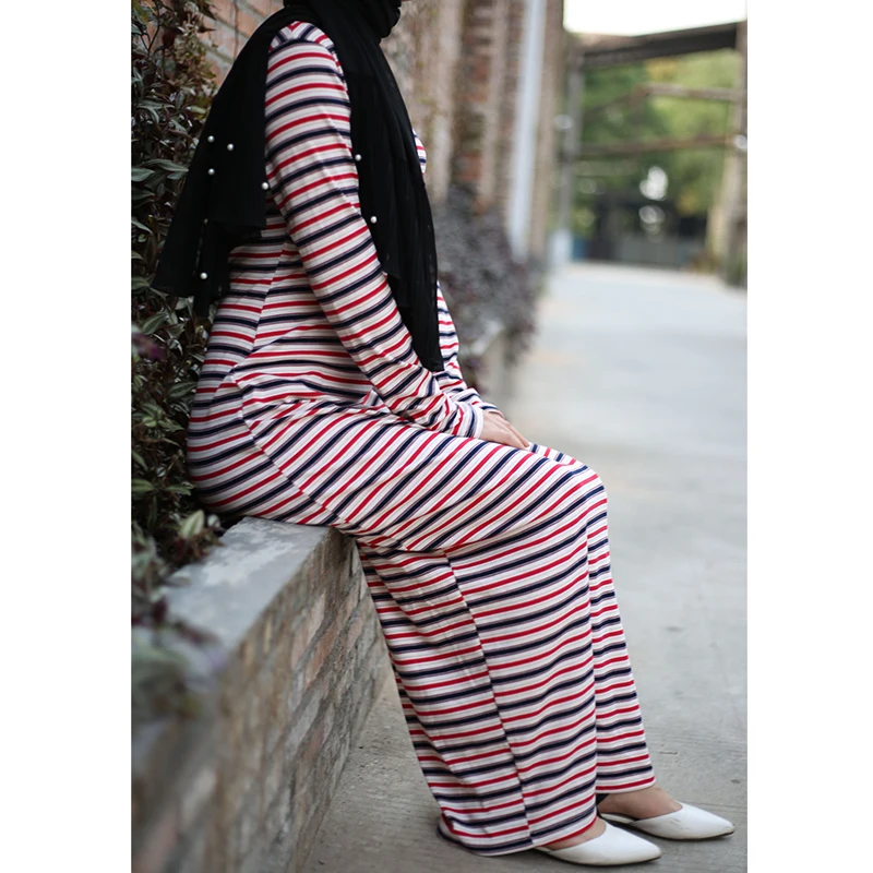 Siskakia/платье карандаш длиной до щиколотки Длинное платье в полоску Облегающее