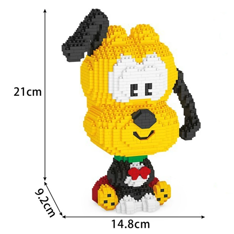 

Disney Mickey Mouse Minne Dumbo Simba Goofy Dog Eeyore Timon Pumbaa Diamond Small Particle Building Blocks Model Toys Kid Gift