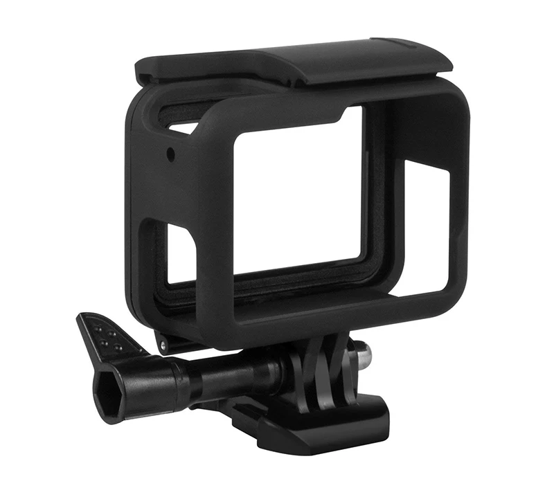 Для Go Pro аксессуар защитная рамка чехол Корпус клетка ж/крышка объектива Крышка для GoPro Hero 5 6 7 черная Экшн-камера