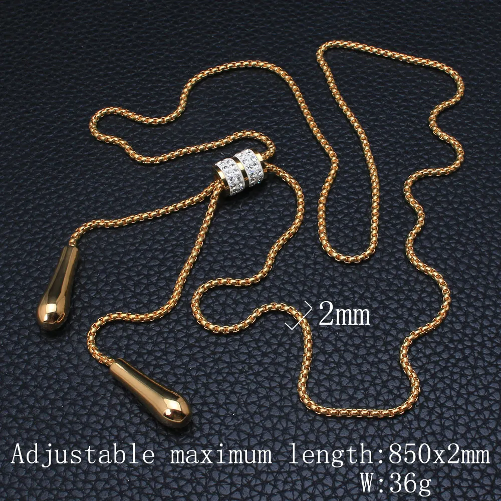 Новинка оптовая продажа ювелирные изделия из нержавеющей стали длиной 850 мм с