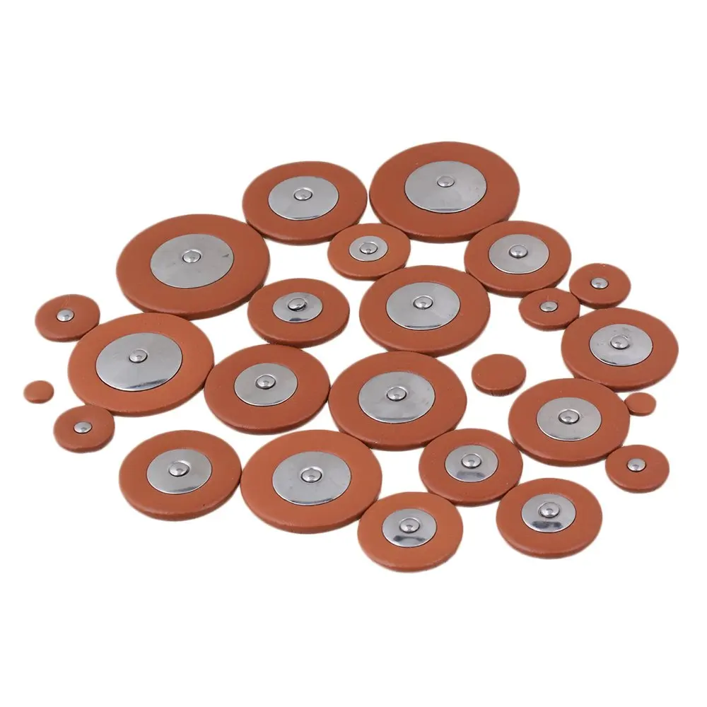 25 шт./компл. саксофон SAX для альт саксофона сменные Деревянные коричневые кожаные