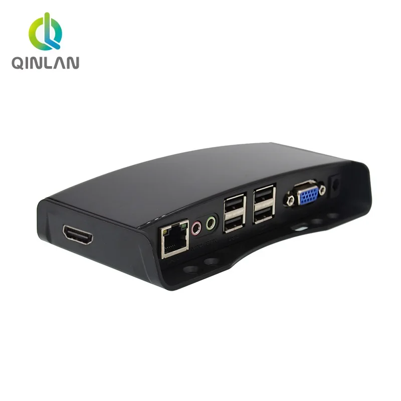 QINLAN тонкий клиент FL120N Мини ПК с новым пользовательским интерфейсом настольного