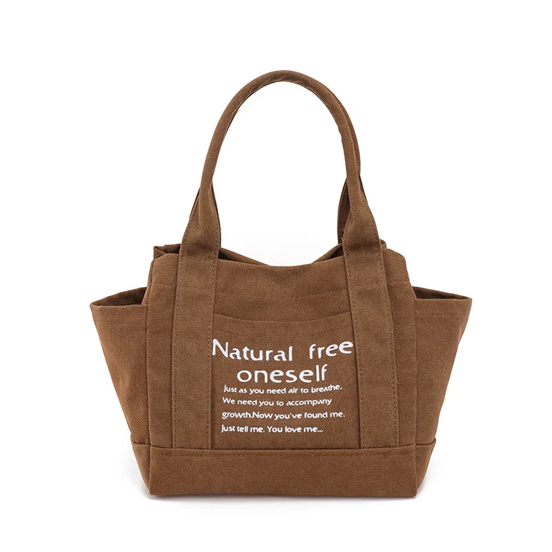 Новинка лета 2021 модная сумка на одно плечо с надписью большая Холщовая Сумка в