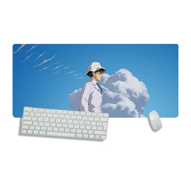 

The Wind Rises Silicone large/small Pad to Mouse Game Desk Table Protect Game Office Work Mouse Mat pad Non-slip Laptop Cushion