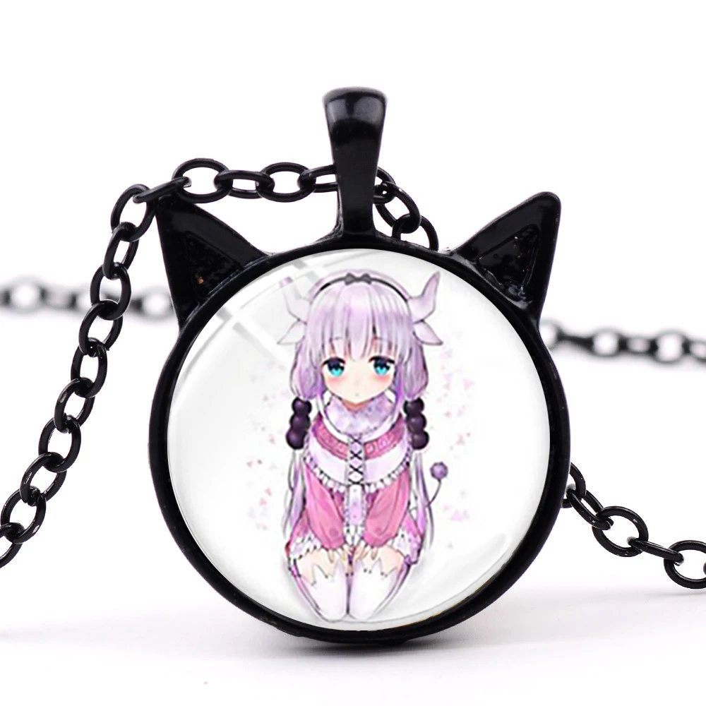 SONGDA Новые Kawaii Kanna Камуи с украшением в виде кошачьих ушек подвеска форме Цепочки и