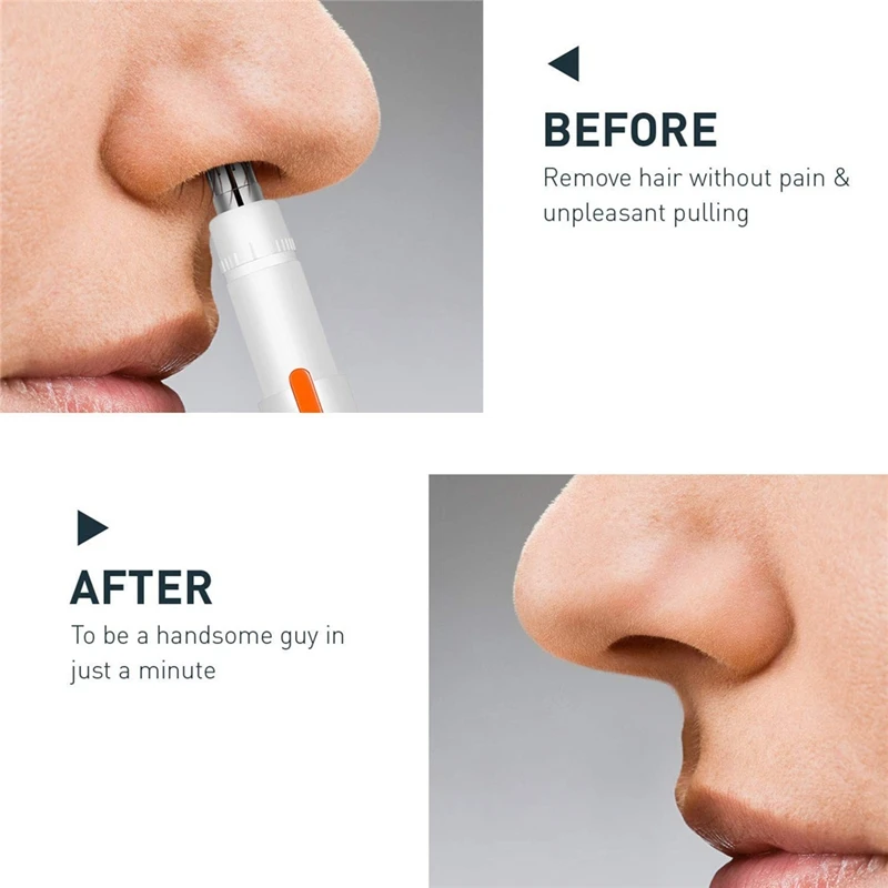 Usb зарядка триммер для волос в носу Бесшумный Мотор беспроводной электрический