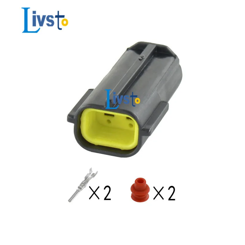 10 комплектов 2-контактные Автомобильные разъемы датчиков впускного воздуха для