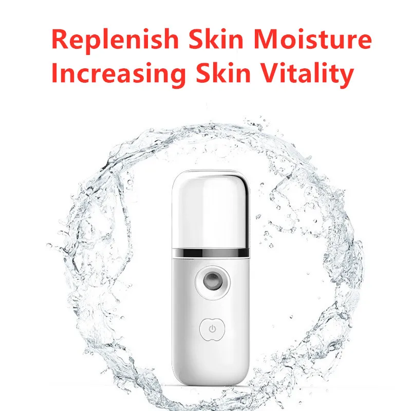 2021 модный портативный паровой увлажнитель для лица красочный ультразвуковой