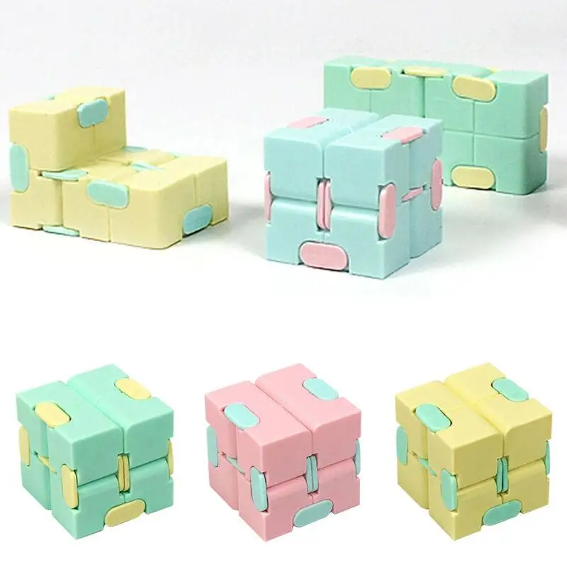 

New Creative Foldable Sensory Infinite Cube Pressure Fidgety Toy Game Suitable For Autistic Anxiety Relief Children's Gift
