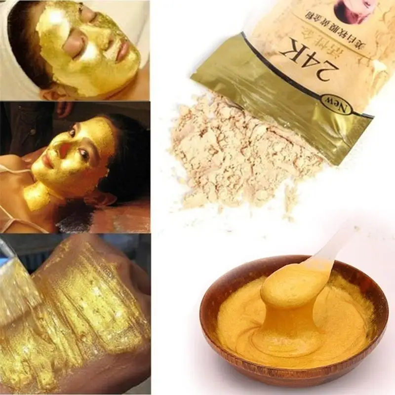 

24k 100% Pure Facial Mask Anti Aging Contractive Pore Gold Mask Powder