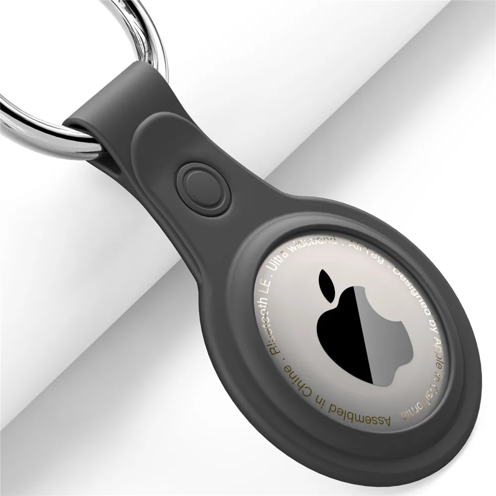 

Cover for Airtags Cases TPU AirTags Locator Tracker Anti-lost Protector Accessories with Keychain for Apple Airtag Case