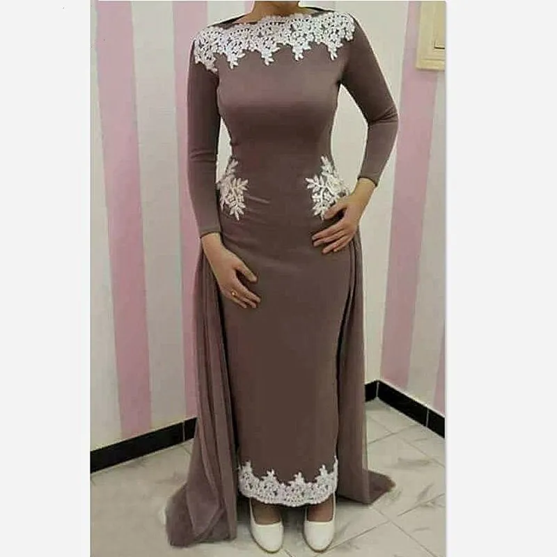 Платье для матери невесты Mrs Win белое свадебное платье до щиколотки с длинными