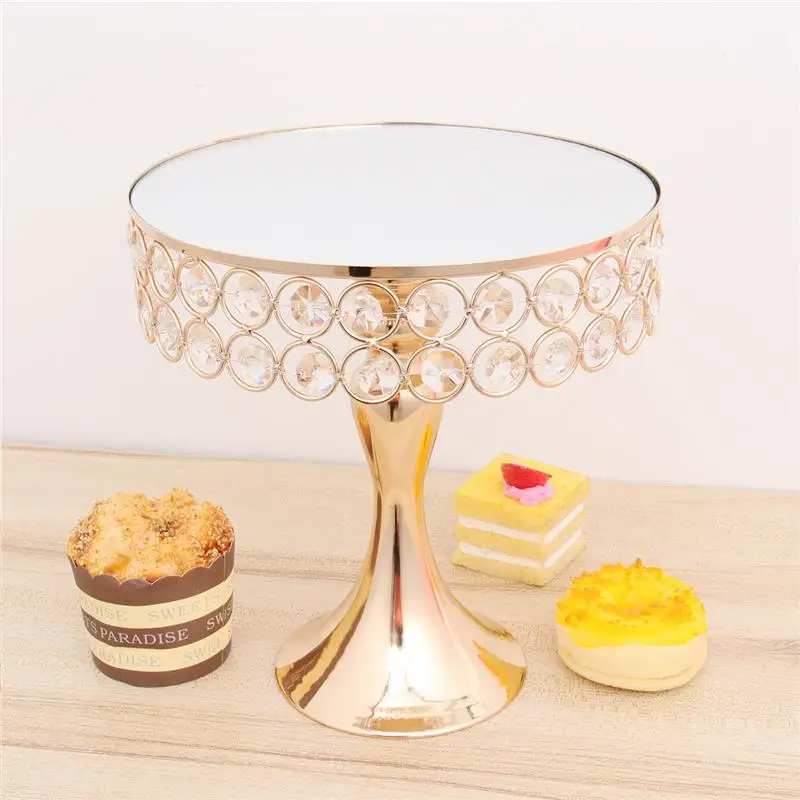 8/10 дюймов нежные металлическая для подставки пирожных с украшением в виде