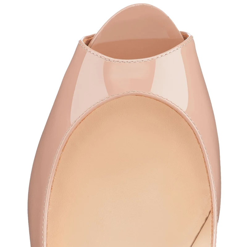 

Luxury Sandals Sexy Platform Clear Women High Heels 8 10 12 16cm Red Pink Bottom Ladies Mules Wedding Dress Party Shoes 35-44