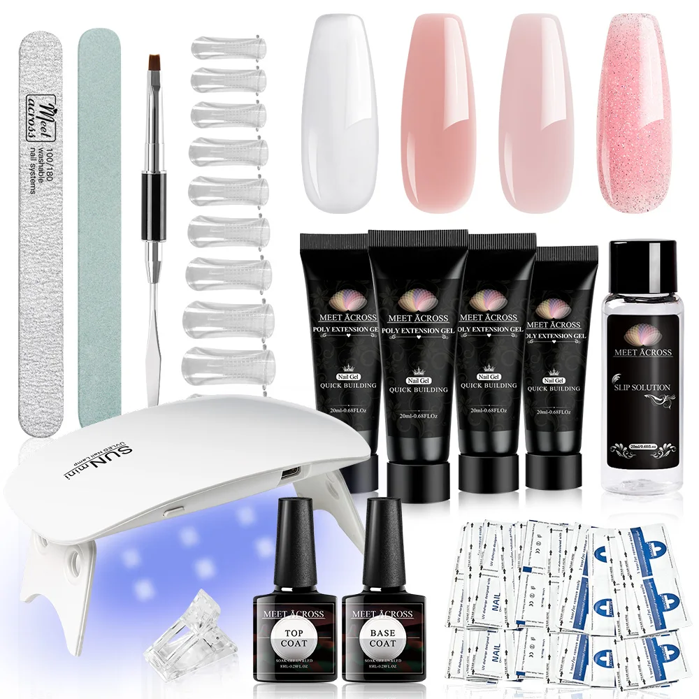 Набор УФ гелей для быстрого наращивания ногтей 6 Вт|Комплекты и наборы| |