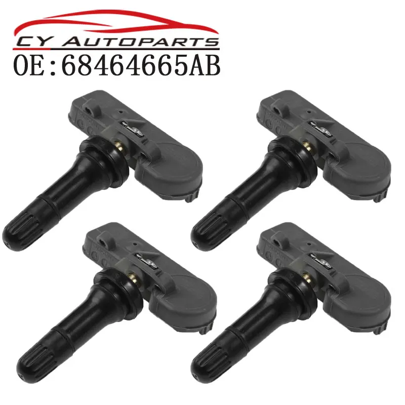 Новинка, датчик давления в шинах TPMS для Jeep Gladiator 2019-2027, 684665ab, 684665aa, 433 МГц, 4 шт.