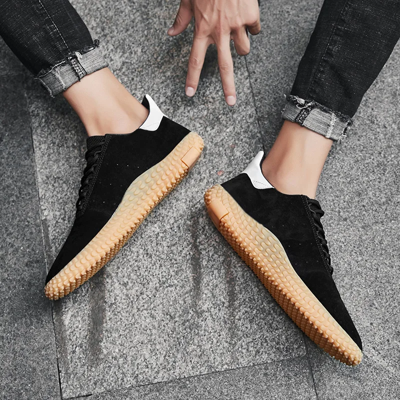 Кроссовки Высококачественная кожаная обувь Мужская Роскошная модная на