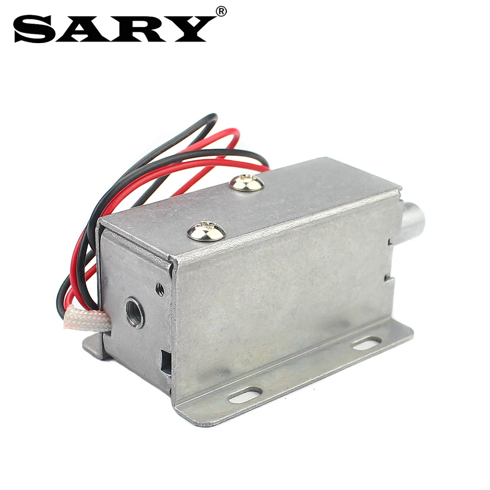 Небольшой электрический замок для шкафов электронный с болтом DC 12 В 2 А