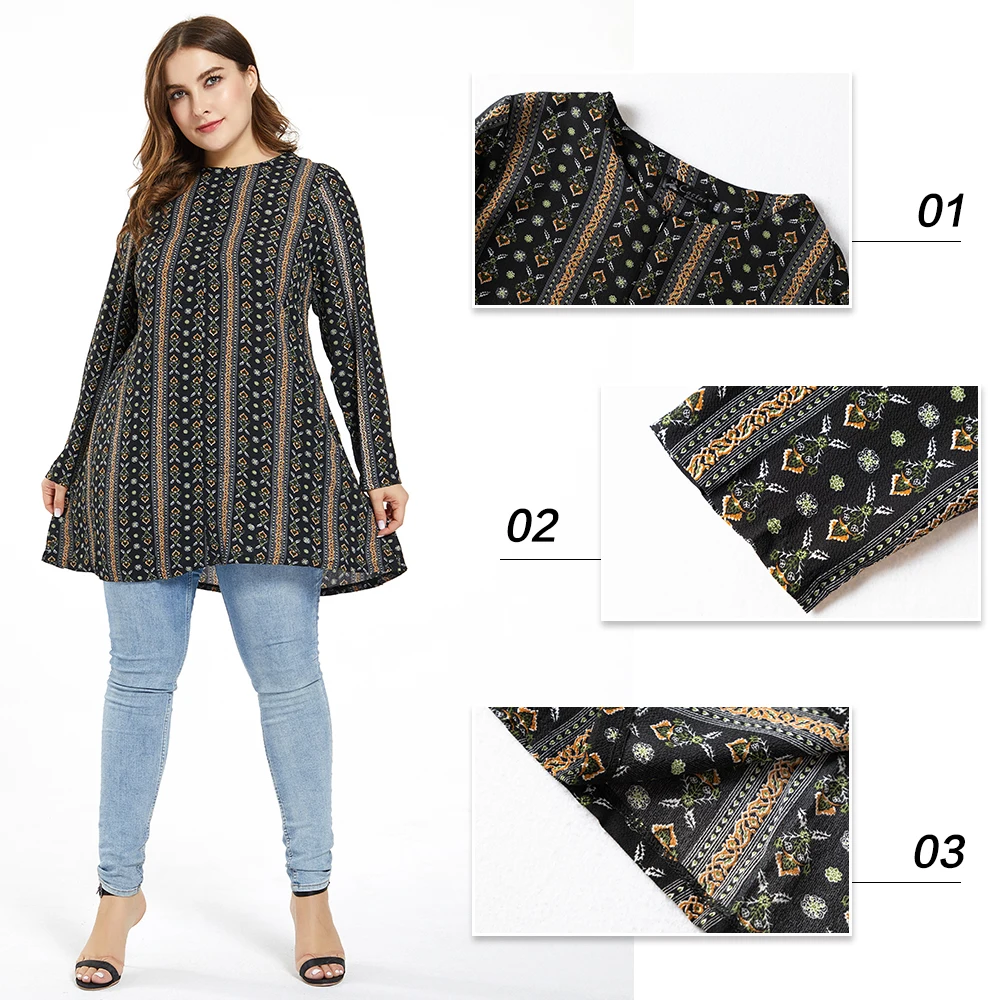 

Plus Size Arabic Abaya Turkey Islamic Pakistani Muslim Hijab Dress Women Vestidos Ramadan Caftan Marocain Musulman Clothing