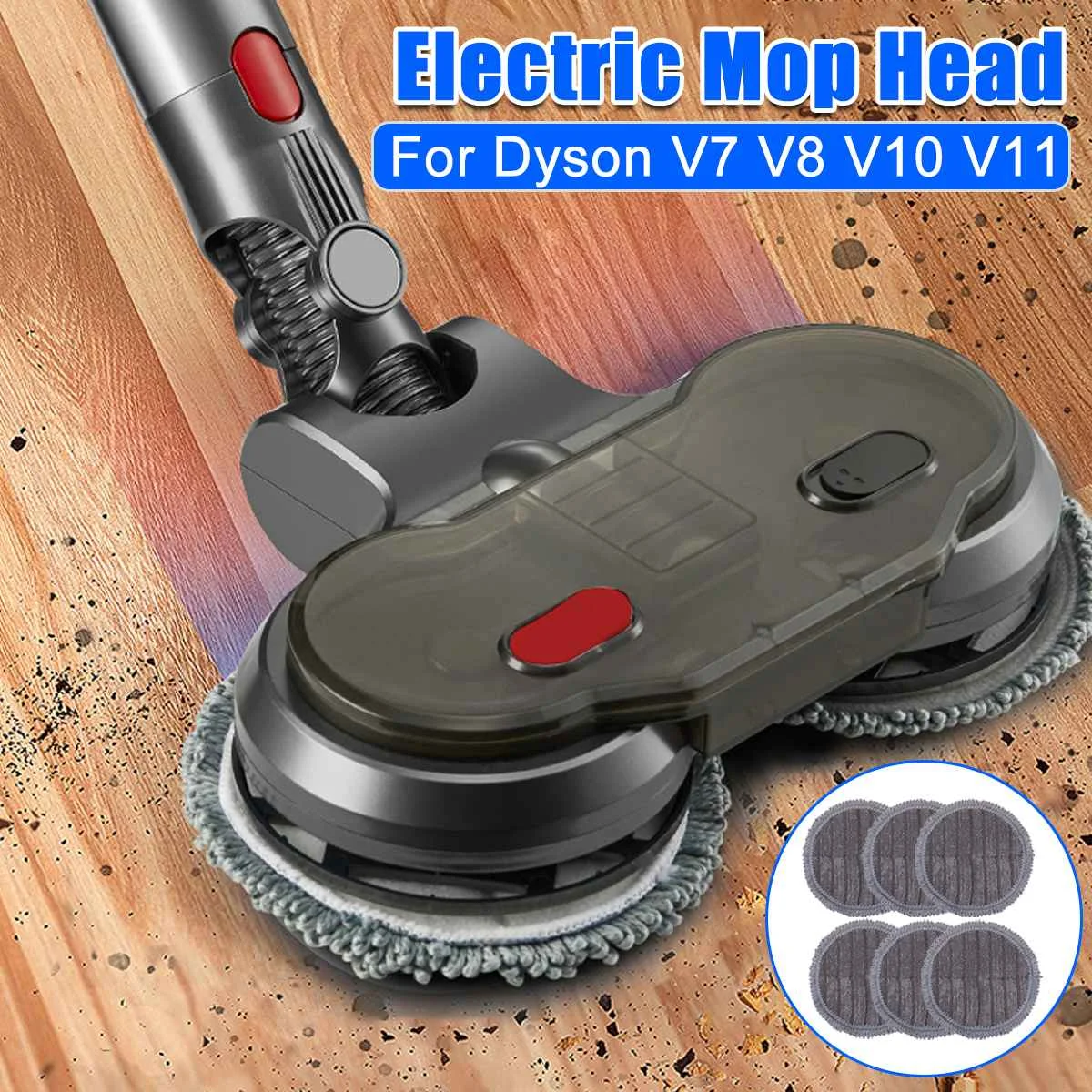 

Электрическая насадка для зубных щеток аксессуар бачка унитаза для Dyson V7 V8 V10 V11 ролик ручной Мокрый сухой пылесос Запчасти для авто Насадка ...